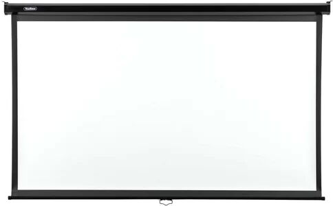 VonHaus White Manual Projection Screen VonHaus Viewing Area: 99.7cm H x 177.2cm W  - Size: 20cm H X 27cm W X 41cm D VonHaus White Manual Projection Screen VonHaus Viewing Area: 99.7cm H x 177.2cm W  - Size: 20cm H X 27cm W X 41cm D