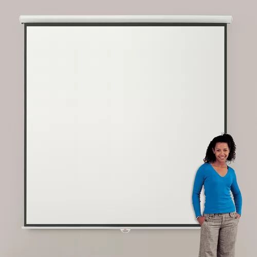 Symple Stuff Eyeline Manual Projection Screen Symple Stuff Viewing Area: 240cm H x 240cm W - Square 1:1 120cm H x 180cm W Symple Stuff Eyeline Manual Projection Screen Symple Stuff Viewing Area: 240cm H x 240cm W - Square 1:1 120cm H x 180cm W