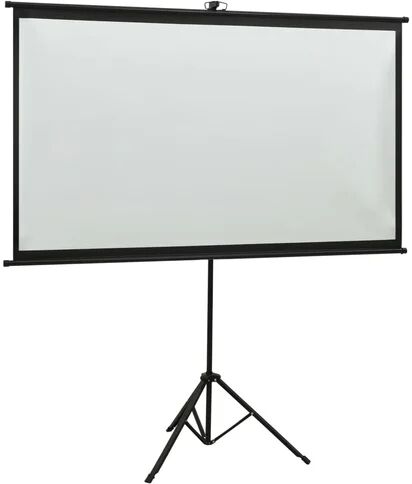 Symple Stuff Arpiar White Portable Projection Screen Symple Stuff Viewing Area: HDTV (16:9), Size: 226cm H x 164cm W  - Size: 226cm H x 151cm W