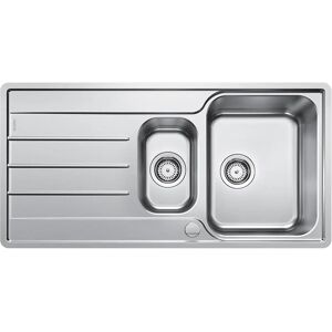 Blanco Lemis Double Bowl Inset Kitchen Sink gray 50.0 H x 20.0 W x 100.0 D cm