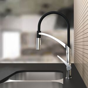 Belfry Kitchen Metcalf Pull Out Single Lever Monobloc Tap Chrome 22cm