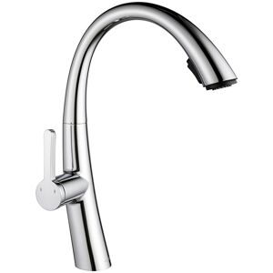 Belfry Kitchen Galilee Pull Out Single Lever Monobloc Tap with Spray Brilliante Polished Chrome 24.6cm Belfry Kitchen Galilee Pull Out Single Lever Monobloc Tap with Spray Brilliante Polished Chrome 24.6cm