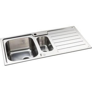 Abode Neron 1.5 Bowl Inset Kitchen Sink 100mm L X 50mm W Abode Neron 1.5 Bowl Inset Kitchen Sink 100mm L X 50mm W