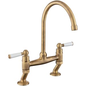 Rangemaster Sink & Taps Aquaclassic Kitchen Faucet Antique Brass 19.7cm Rangemaster Sink & Taps Aquaclassic Kitchen Faucet Antique Brass 19.7cm