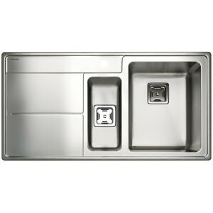 Rangemaster Arlington 98.5 x 50.8cm Kitchen Sink in Stainless Steel Stainless Steel 985mm L X 508mm W Rangemaster Arlington 98.5 x 50.8cm Kitchen Sink in Stainless Steel Stainless Steel 985mm L X 508mm W