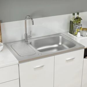 Belfry Kitchen Tomlinson Single Bowl Inset Kitchen Sink 800mm L X 500mm W Belfry Kitchen Tomlinson Single Bowl Inset Kitchen Sink 800mm L X 500mm W