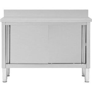 Ebern Designs Birck 120cm Stainless Steel Kitchen Island Silver 97cm H X 120cm W X 50cm D Ebern Designs Birck 120cm Stainless Steel Kitchen Island Silver 97cm H X 120cm W X 50cm D