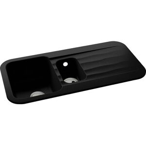 Abode Dune 1.5 Bowl Inset Kitchen Sink Black 1,000mm L X 500mm W Abode Dune 1.5 Bowl Inset Kitchen Sink Black 1,000mm L X 500mm W