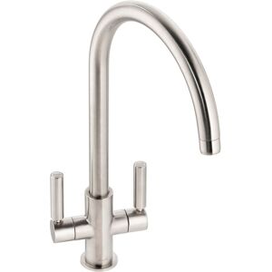 Abode Globe Monobloc Tap Brushed Nickel 21.6cm Abode Globe Monobloc Tap Brushed Nickel 21.6cm