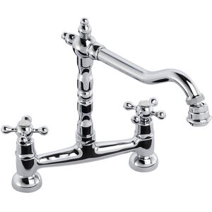 Abode Melford Bridge Tap Chrome 22cm Abode Melford Bridge Tap Chrome 22cm