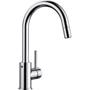 Blanco Mida Pull Out Faucet Single Lever Monobloc Tap Chrome 18.6cm Blanco Mida Pull Out Faucet Single Lever Monobloc Tap Chrome 18.6cm