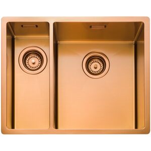 Rangemaster 1.5 Bowl Undermount/Inset Kitchen Sink Copper 550mm L X 440mm W Rangemaster 1.5 Bowl Undermount/Inset Kitchen Sink Copper 550mm L X 440mm W