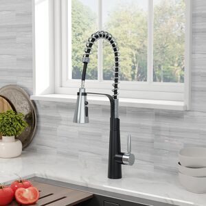 Belfry Kitchen Pre-rinse Pull Down Kitchen Faucet Matte Black/Chrome 53cm Belfry Kitchen Pre-rinse Pull Down Kitchen Faucet Matte Black/Chrome 53cm