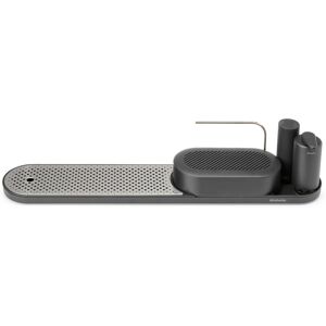 Brabantia SinkStyle Plastic Drain Tray Mineral Infinite Grey 15cm H X 75cm W X 13cm D Brabantia SinkStyle Plastic Drain Tray Mineral Infinite Grey 15cm H X 75cm W X 13cm D