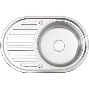 Belfry Kitchen 77Cm X 50Cm Single Bowl Inset Kitchen Sink Shiny Stainless Steel 770mm L X 500mm W Belfry Kitchen 77Cm X 50Cm Single Bowl Inset Kitchen Sink Shiny Stainless Steel 770mm L X 500mm W