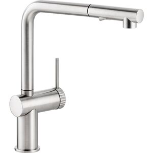 Abode Fraction Single Lever Pull Out Spray Tap Brushed Nickel 23.4cm Abode Fraction Single Lever Pull Out Spray Tap Brushed Nickel 23.4cm