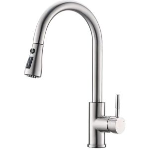 Belfry Kitchen Sink Mixer Tap Sprayer touchable temperature adjust 360 Degree Swivel Pre-Rinse Brushed Nickel 20.8cm Belfry Kitchen Sink Mixer Tap Sprayer touchable temperature adjust 360 Degree Swivel Pre-Rinse Brushed Nickel 20.8cm