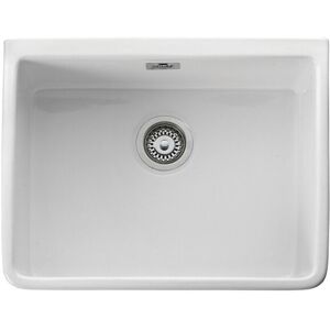 Rangemaster Belfast 595 x 475mm fire-clay ceramic belfast sink with 1 bowl White 595mm L X 475mm W Rangemaster Belfast 595 x 475mm fire-clay ceramic belfast sink with 1 bowl White 595mm L X 475mm W