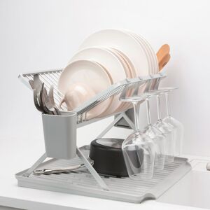 Brabantia Sinkside Large Foldable Dish Drying Rack Mid Grey 33cm H X 51cm W X 42cm D Brabantia Sinkside Large Foldable Dish Drying Rack Mid Grey 33cm H X 51cm W X 42cm D