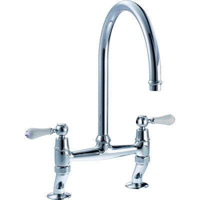 Abode Designs Ludlow Bridge Tap Chrome 23.5cm Abode Designs Ludlow Bridge Tap Chrome 23.5cm
