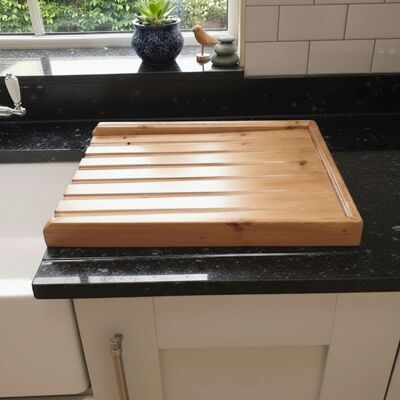 Lily Manor Wood Rinse Basket Natural Lily Manor Wood Rinse Basket Natural