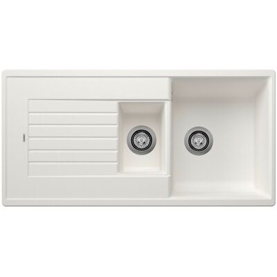 Blanco Zia 6 S Silgranit - 100x50cm - White - Kitchen Sink Blanco Zia 6 S Silgranit - 100x50cm - White - Kitchen Sink