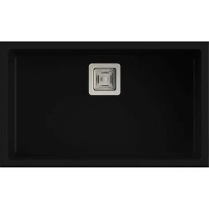 Belfry Kitchen Sharee 45Cm X 75Cm Single Bowl Inset/Undermount Kitchen Sink black/gray/white 20.0 H x 75.0 W x 45.0 D cm