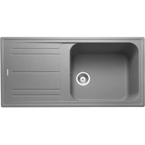 Leisure Sinks & Taps 500mm W Single Bowl Granite Composite Inset Kitchen Sink with 1 Faucet Hole 0.7874 H x 3.937 W x 50.0 D cm