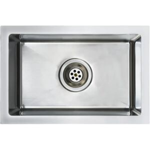 Belfry Kitchen Andrews Single Bowl Undermount Kitchen Sink black/gray 20.0 H x 29.0 D cm