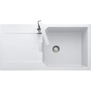 Rangemaster Mayon Single Bowl Inset Kitchen Sink 1.95 H x 10.0 W x 5.1 D cm