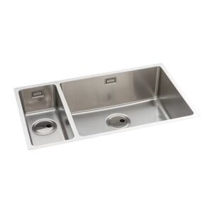 Abode Matrix R15 1.5 Bowl Undermount Kitchen Sink gray 19.8 H x 44.0 D cm
