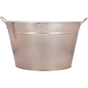 BarCraft Large Copper Champagne Bucket, Steel gray 29.0 H x 32.0 W x 51.0 D cm