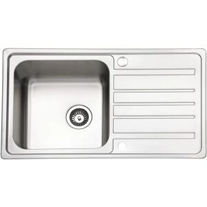 Belfry Kitchen Greely Single Bowl Inset Kitchen Sink gray 20.5 H x 86.0 W x 50.0 D cm