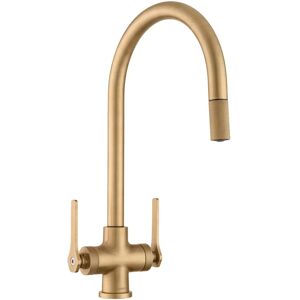 Rangemaster Leisure Sinks & Taps Pull Out Kitchen Faucet brown 15.748 H x 13.6 W x 25.2 D cm