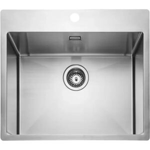 Rangemaster Single Bowl Inset Kitchen Sink gray 20.0 H x 60.0 W x 51.0 D cm