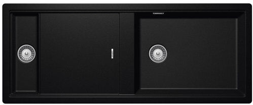 Schock Prepstation Single Bowl Inset Kitchen Sink Schock Finish: Anthracite  - Size: 29cm H X 100cm W X 50cm D Schock Prepstation Single Bowl Inset Kitchen Sink Schock Finish: Anthracite  - Size: 29cm H X 100cm W X 50cm D