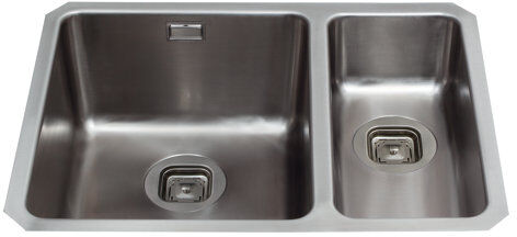 CDA 1.5 Inset Kitchen Sink CDA Drainer Position: Right  - Size: 58cm H X 45cm W X 18cm D CDA 1.5 Inset Kitchen Sink CDA Drainer Position: Right  - Size: 58cm H X 45cm W X 18cm D