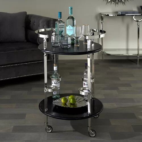 Canora Grey Gaya Serving Cart Canora Grey  - Size: