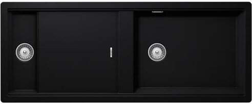 Schock Prepstation Single Bowl Inset Kitchen Sink Schock Finish: Black  - Size: 29cm H X 100cm W X 50cm D