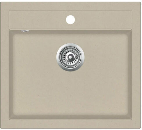 Belfry Kitchen Geneva Single Bowl Undermount Kitchen Sink Belfry Kitchen Finish: Beige  - Size: 135cm H X 710cm W X 380cm D Belfry Kitchen Geneva Single Bowl Undermount Kitchen Sink Belfry Kitchen Finish: Beige  - Size: 135cm H X 710cm W X 380cm D