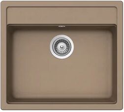Schock Nemo Single Bowl Inset Kitchen Sink Schock Finish: Light Brown  - Size: 29cm H X 57cm W X 51cm D Schock Nemo Single Bowl Inset Kitchen Sink Schock Finish: Light Brown  - Size: 29cm H X 57cm W X 51cm D