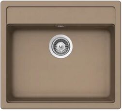 Schock Nemo Single Bowl Inset Kitchen Sink Schock Finish: Light Brown  - Size: 29cm H X 57cm W X 51cm D