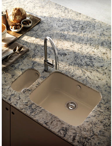 Belfry Kitchen Angela Single Bowl Undermount Kitchen Sink Belfry Kitchen Finish: Albero Soft  - Size: 20cm H X 118cm W X 51cm D Belfry Kitchen Angela Single Bowl Undermount Kitchen Sink Belfry Kitchen Finish: Albero Soft  - Size: 20cm H X 118cm W X 51cm D