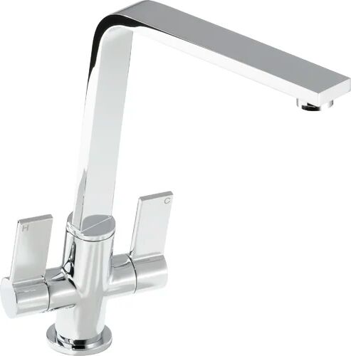 Abode Linear Flair Twin Lever Monobloc Tap Abode Large