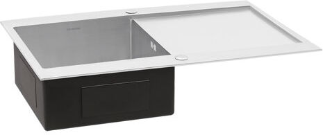 Belfry Kitchen 1.5 Bowl Inset Kitchen Sink Belfry Kitchen  - Size: 75cm H X 90cm W X 30cm D Belfry Kitchen 1.5 Bowl Inset Kitchen Sink Belfry Kitchen  - Size: 75cm H X 90cm W X 30cm D