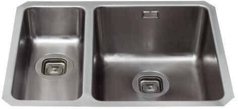 CDA 1.5 Inset Kitchen Sink CDA Drainer Position: Left  - Size: 39cm H X 21cm W X 4cm D CDA 1.5 Inset Kitchen Sink CDA Drainer Position: Left  - Size: 39cm H X 21cm W X 4cm D
