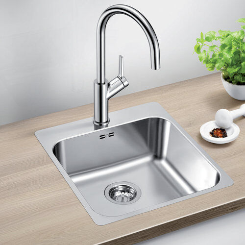 Blanco Supra Single Bowl Inset Kitchen Sink Blanco  - Size: 27cm H X 10cm W X 23cm D Blanco Supra Single Bowl Inset Kitchen Sink Blanco  - Size: 27cm H X 10cm W X 23cm D