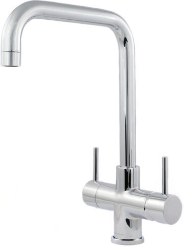 Belfry Kitchen Azure Twin Lever Monobloc Tap Belfry Kitchen Finish: Chrome  - Size: Single - 1 Standard Pillowcase Belfry Kitchen Azure Twin Lever Monobloc Tap Belfry Kitchen Finish: Chrome  - Size: Single - 1 Standard Pillowcase