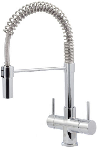 Belfry Kitchen Benji Pull Out Twin Lever Monobloc Tap Belfry Kitchen  - Size: 60cm H x 120cm W Belfry Kitchen Benji Pull Out Twin Lever Monobloc Tap Belfry Kitchen  - Size: 60cm H x 120cm W