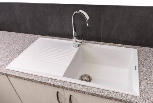 Reginox Single Bowl Inset Kitchen Sink Reginox 101cm H X 53cm W X 22cm D Reginox Single Bowl Inset Kitchen Sink Reginox 101cm H X 53cm W X 22cm D